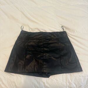 Zara Mini Leather Skort